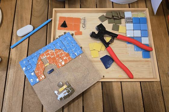 Atelier d’initiation à la mosaïque à Marseille 7ème