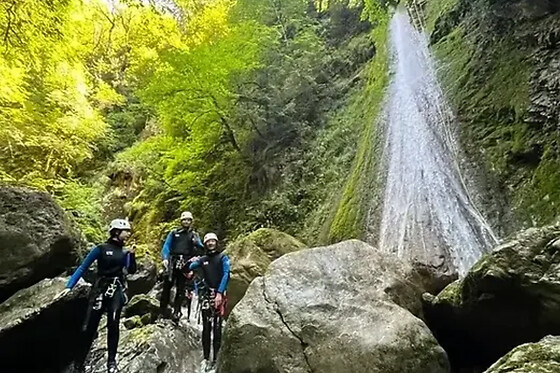 Canyoning Découverte au canyon de Montmin (74)