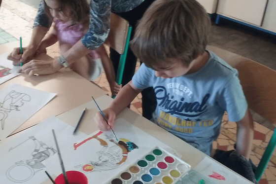 Atelier enfant hiéroglyphes à Montpellier (34)