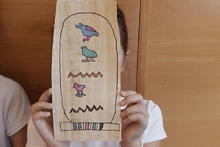 Atelier enfant hiéroglyphes à Montpellier (34)