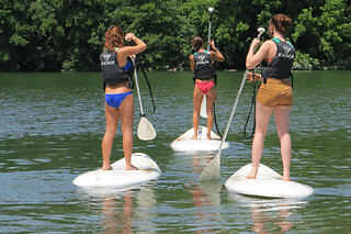 Location de Stand-Up Paddle à Vallon-Pont-d'Arc (07) - 1 heure - Paddle géant