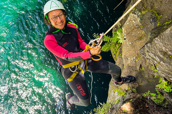 Canyoning sur la rivière Langevin à Saint Joseph (97)