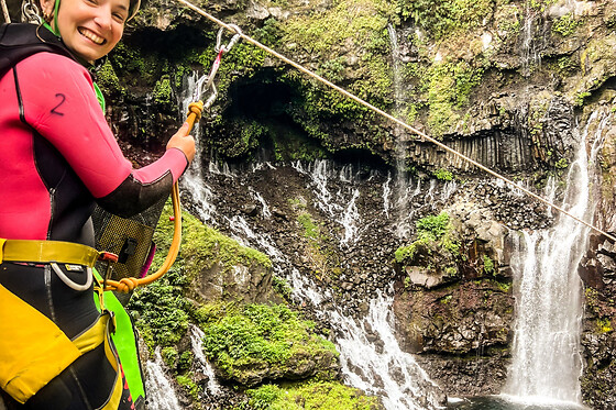 Canyoning sur la rivière Langevin à Saint Joseph (97)