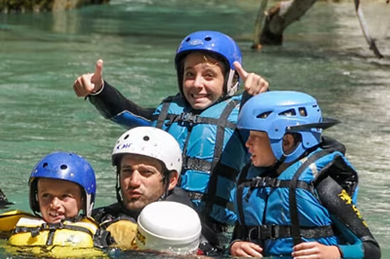 Randonnée aquatique dans le couloir Samson au Verdon (04)