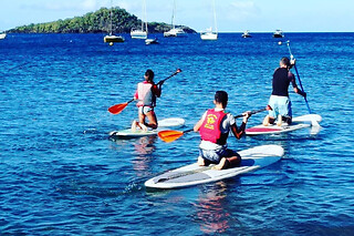 Location de paddle dans la baie de Malendure