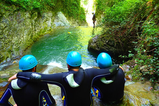 Canyoning au Canyon des Ecouges près de Grenoble (38)