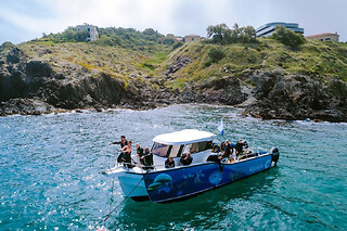 Baptême de plongée en bateau à Argelès-sur-Mer (66)