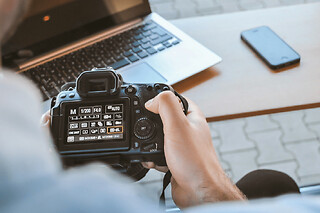 Prise en main d'un réflex dans un studio professionnel Paris 15e