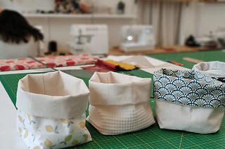 Atelier création d'un coussin zippé ou d'une panière à Paris 11e