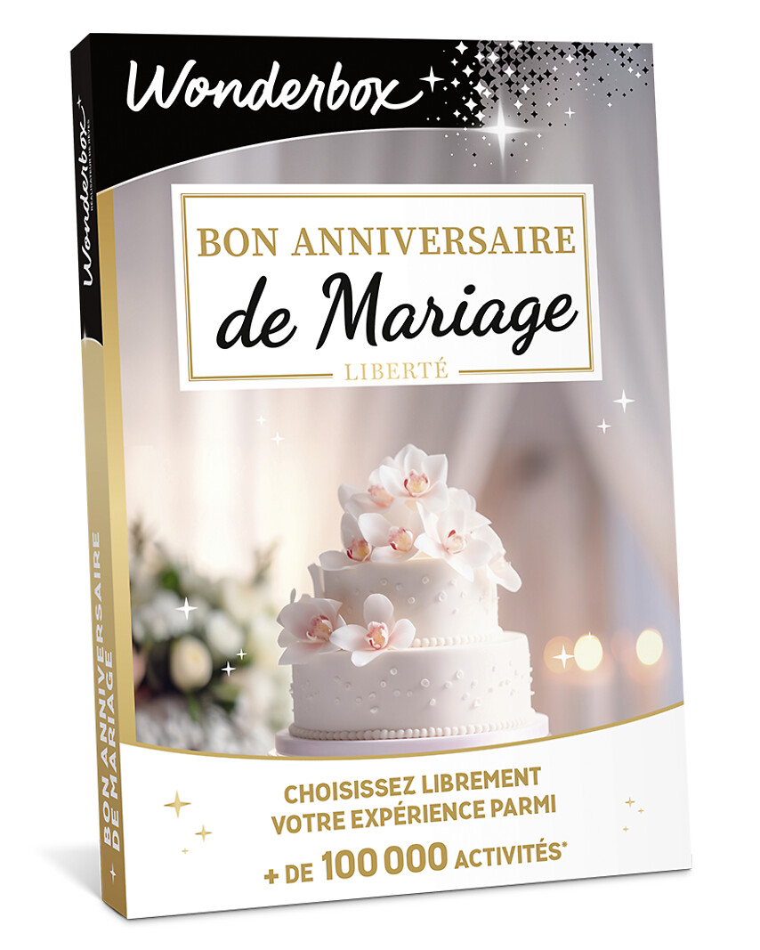Bon cadeau Bon Anniversaire de Mariage