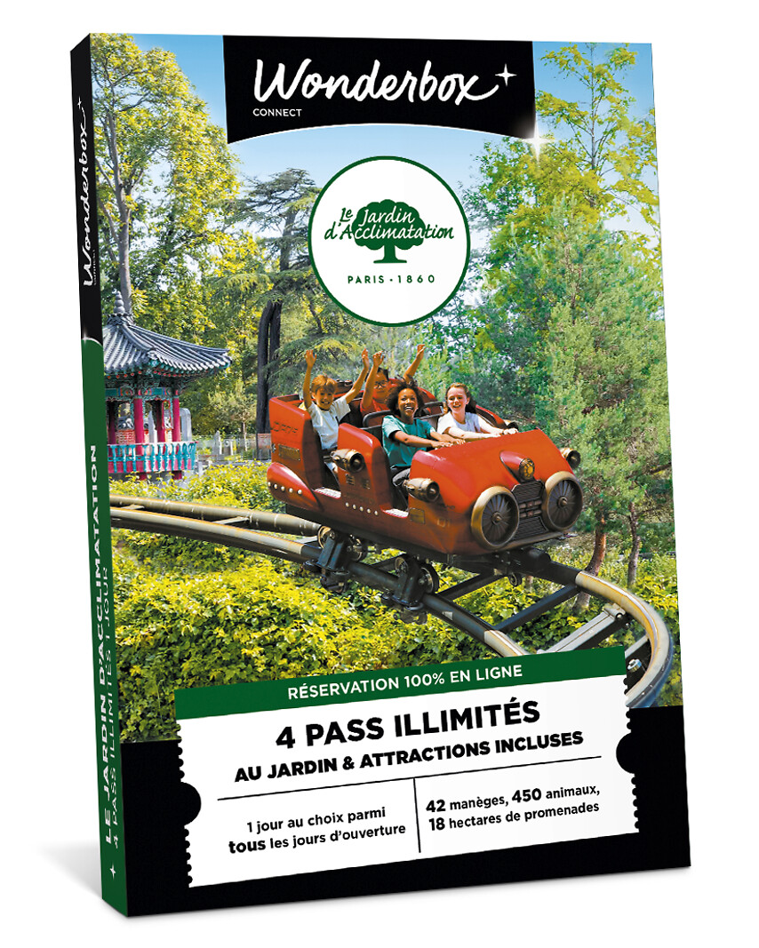 Jardin D'Acclimatation - 1 jour en famille (2 adultes + 2 enfants)