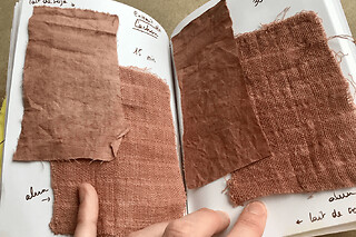 Atelier de teinture végétale sur tissu près de Rennes (35)