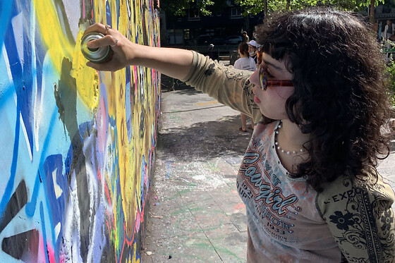 Atelier d'initiation au graffiti à Paris 1er