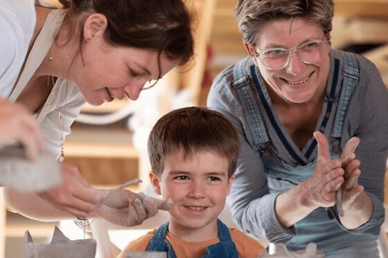 Atelier modelage parent/enfant à Concarneau (29)