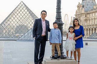 Shooting photo au Musée du Louvre à Paris - Shooting quatuor