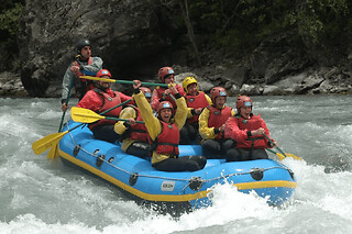 Rafting à Châteauroux-les-Alpes : descente de la Durance