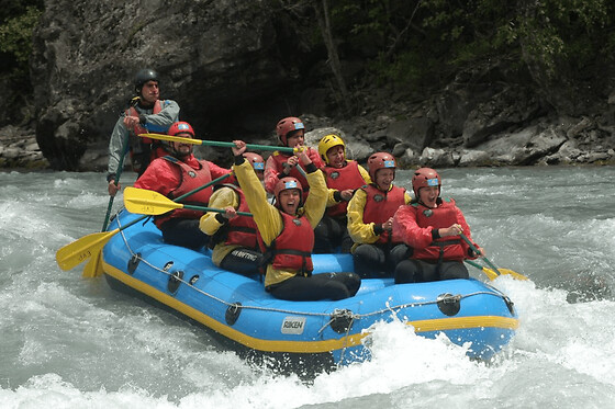Rafting à Châteauroux-les-Alpes : descente de la Durance