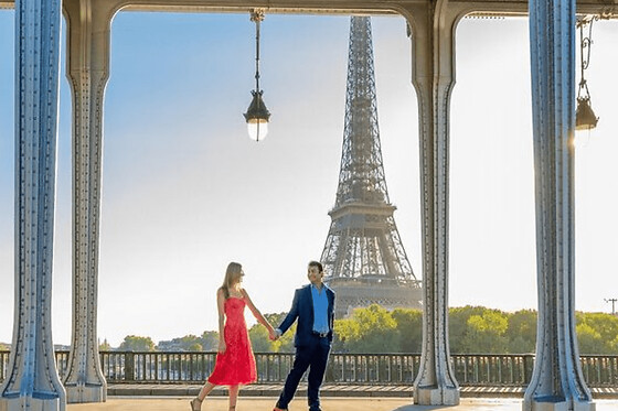 Shooting photo à la Tour Eiffel  - Shooting quatuor
