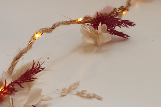 Atelier guirlande en fleurs séchées à Strasbourg (67) - Tarif adulte