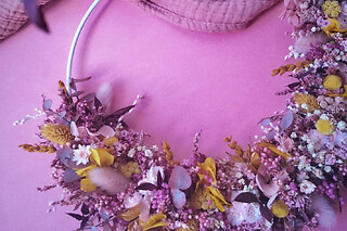 Atelier Couronne de fleurs séchées à Pornichet (44)