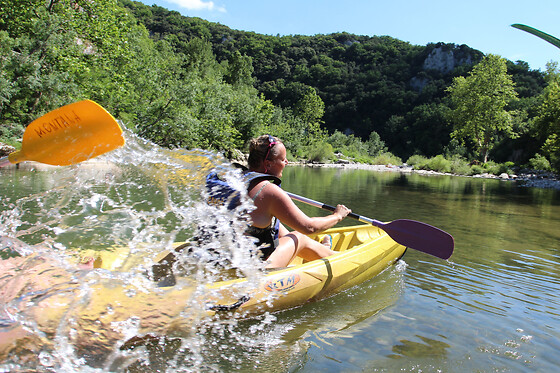 Location de Canoë Kayak à Agonès en plein cœur des Cévennes (34) - Parcours 7km - kayak 1 place