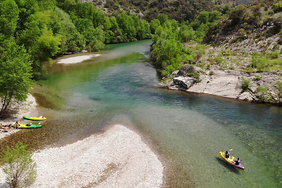 Location de Canoë Kayak à Agonès en plein cœur des Cévennes (34) - Parcours 7km - kayak 1 place