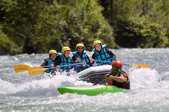 Mini-raft, journée complète sur le Gave de Pau