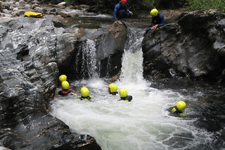 Randonnée aquatique dans le canyon de la Haute Dourbie