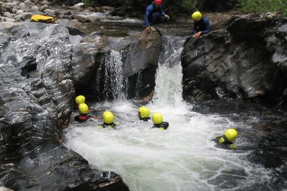 Randonnée aquatique dans le canyon de la Haute Dourbie
