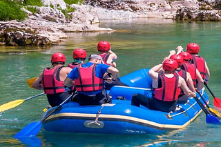 Rafting sur l'Arve à Chamonix (74)