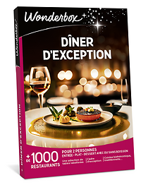 Coffret Cadeau Wonderbox Dîner – Neuf, Prêt à Offrir