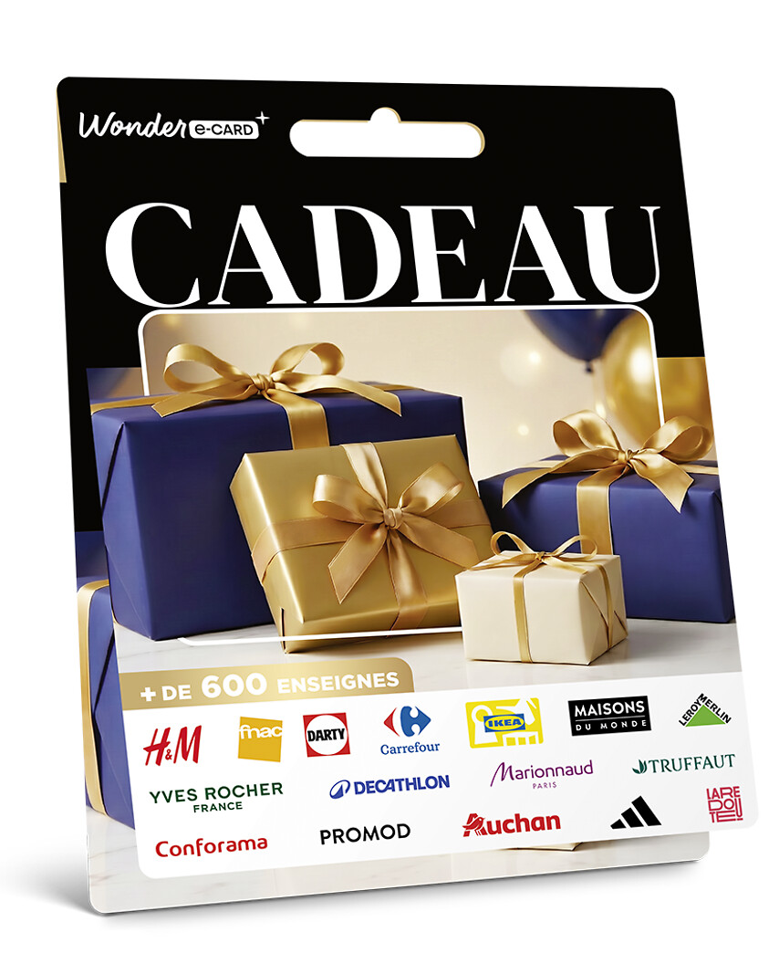 Carte générique Cadeau Bleu