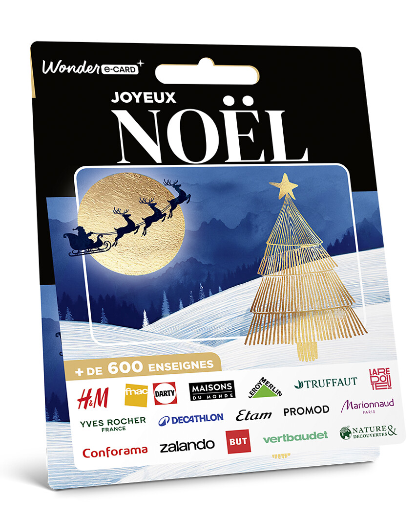 Carte Joyeux Noël Sapin