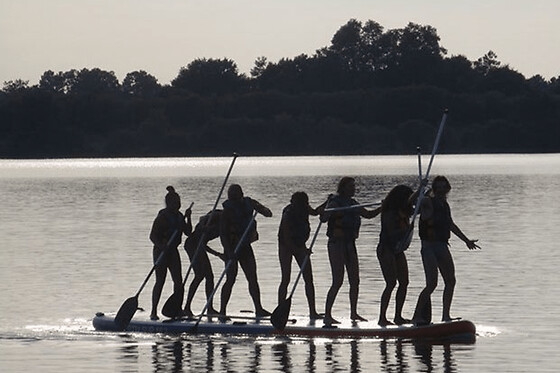 Location de Paddle au lac d'Arjuzanx (40) - 8 personnes - 1 heure