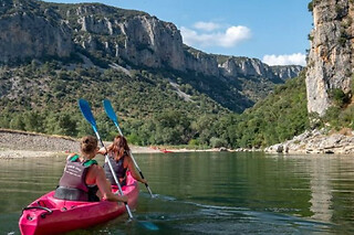 Mini descente en canoë-kayak à Vallon Pont d'Arc (07)