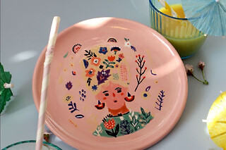 Atelier peinture sur céramique & goûter à Paris 16ème