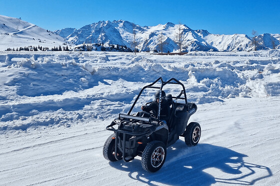 Buggy sur glace à l'Alpe d'Huez (38)