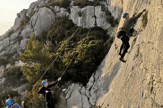 Escalade en falaise à Cassis (13)