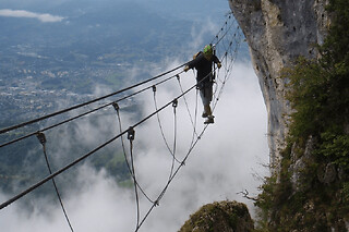Via Ferrata de la Grotte à Carret à Saint-Jean-d'Arvey (73)