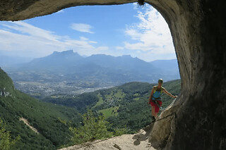 Via Ferrata de la Grotte à Carret à Saint-Jean-d'Arvey (73)