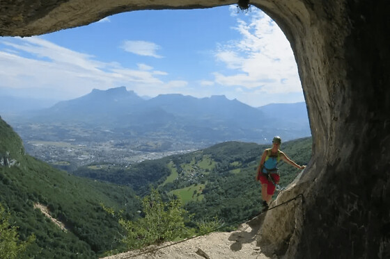 Via Ferrata de la Grotte à Carret à Saint-Jean-d'Arvey (73)