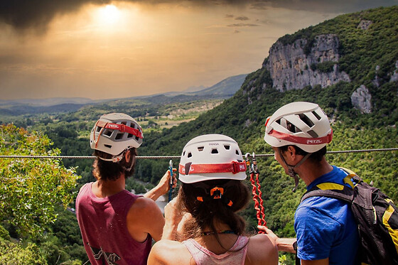 Via Ferrata Grottes des Desmoiselles à Saint-Bauzille (34)