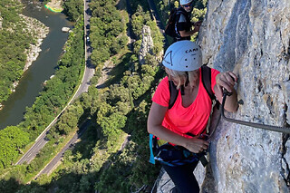 Via Ferrata Grottes des Desmoiselles à Saint-Bauzille (34)