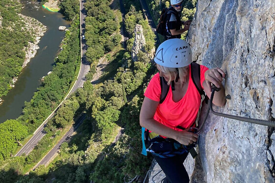 Via Ferrata Grottes des Desmoiselles à Saint-Bauzille (34)