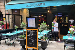 Un repas pour deux chez Le Crazy Salmon à Lyon (69)