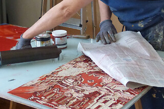 Atelier Initiation à la linogravure à Paris 17ème - Duo parent/enfant