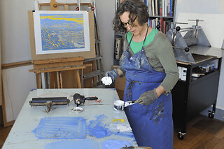 Atelier Initiation à la linogravure à Paris 17ème - Duo parent/enfant