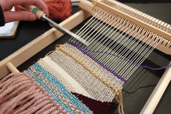 Atelier d'initiation au tissage à Paris 20ème