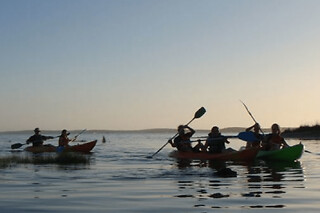 Balade en canoë "brunante" sur le bassin d'Arcachon