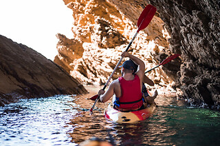 Randonnée encadrée en kayak à Carry-le-Rouet - Grottes adulte - 3h